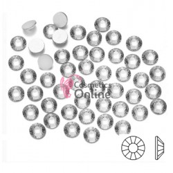 Strasuri din cristale pentru make-up, model SM020AA Argintii de 1,2mm